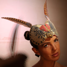 Load image into Gallery viewer, Gold Totem Headdress